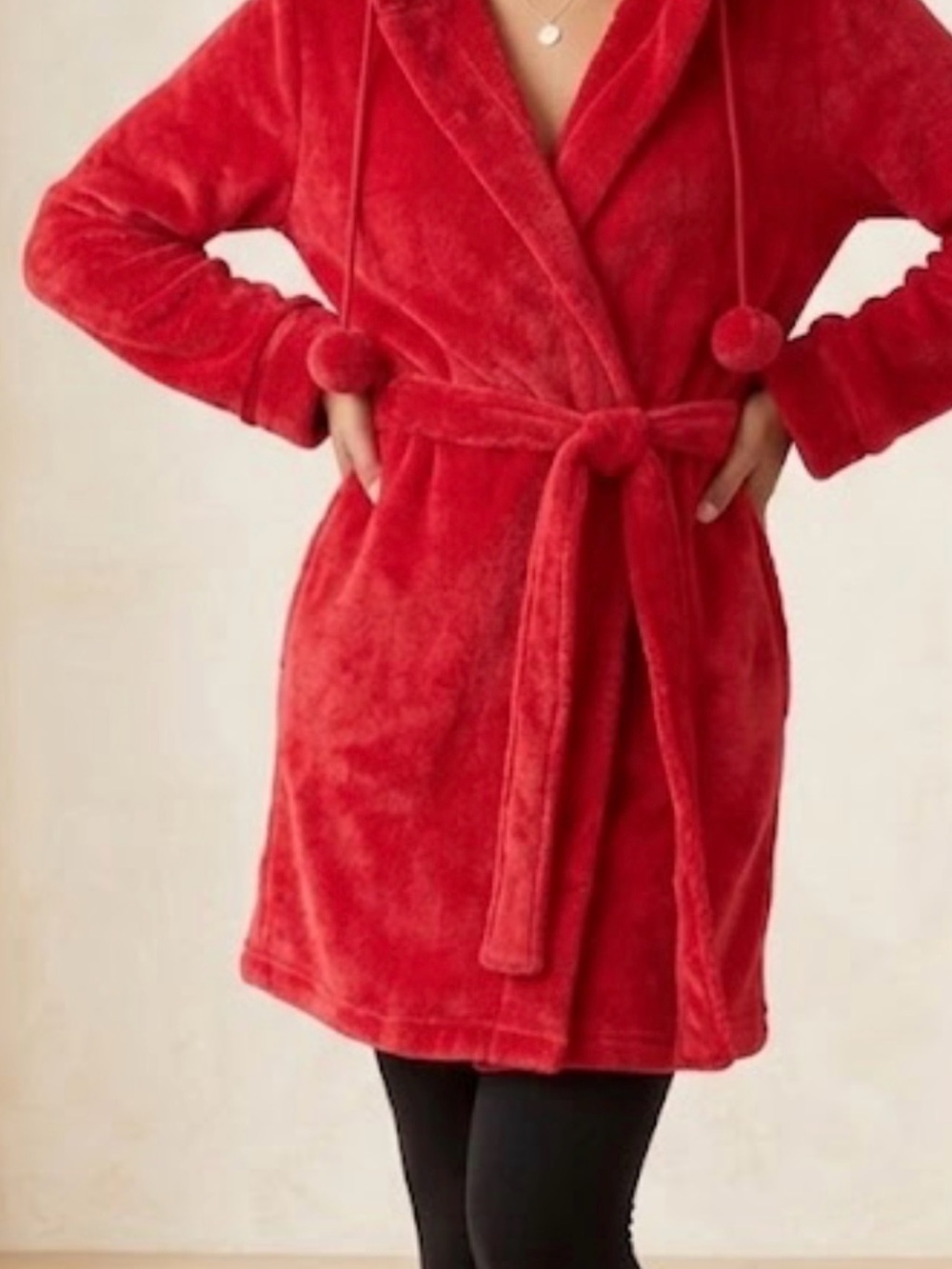 Xhilaration red robe size S/M